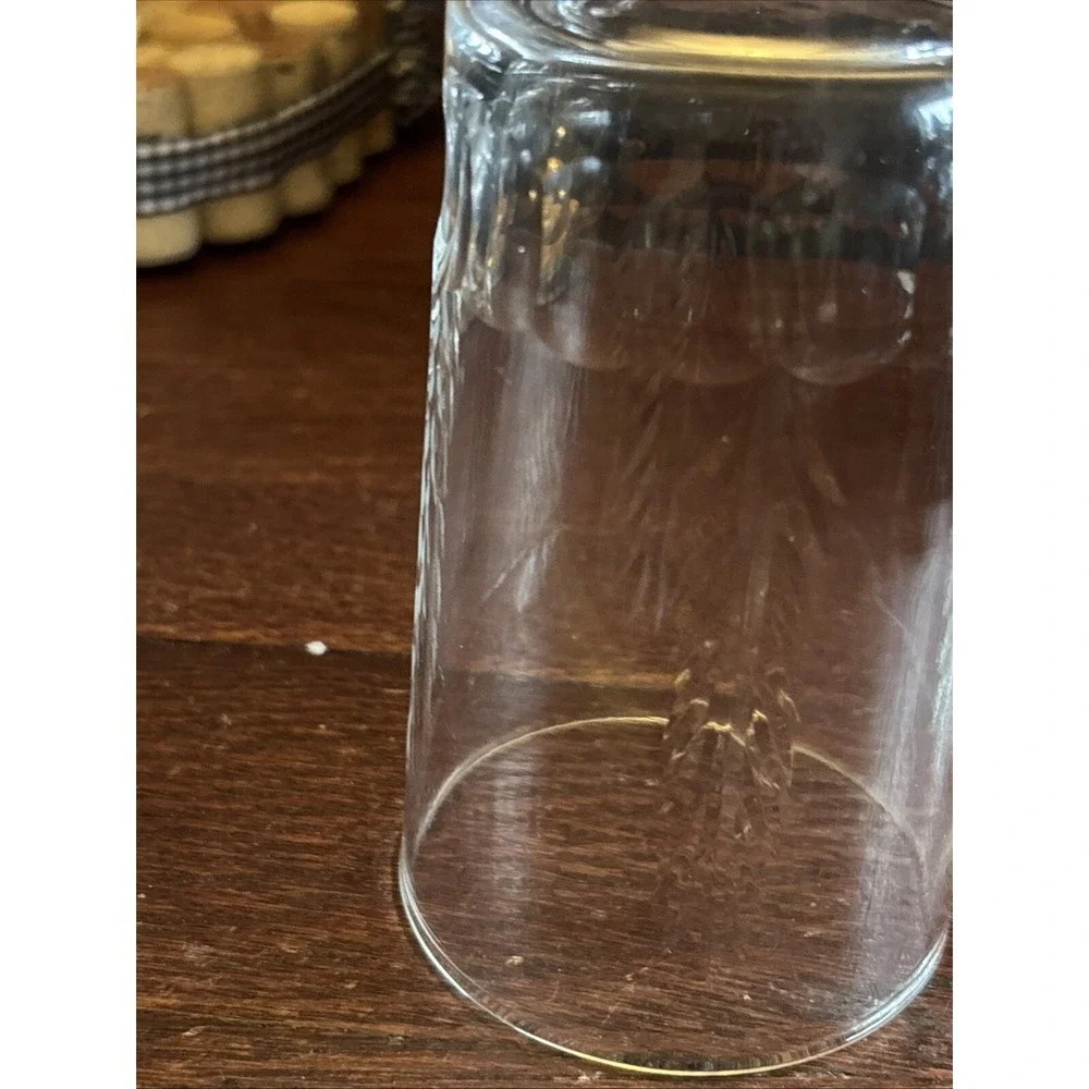Glastonbury Lotus Pinetree 10oz‎ Flat Bottom Set Of 3 Tumblers